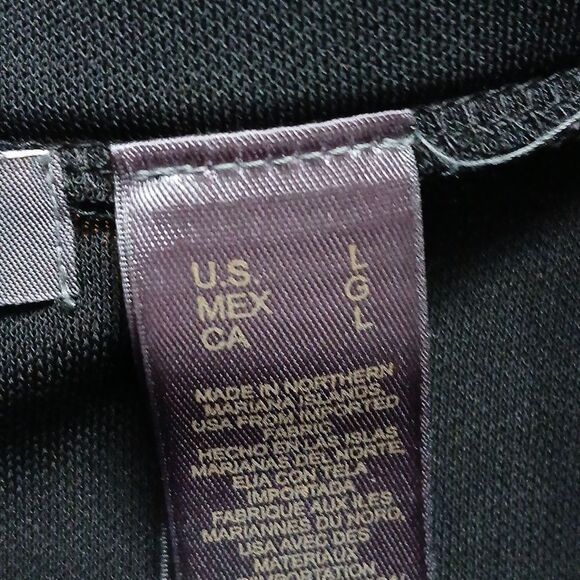 Liz Claiborne black pull on business casual a line full skirt Sz L - Picture 9 of 9